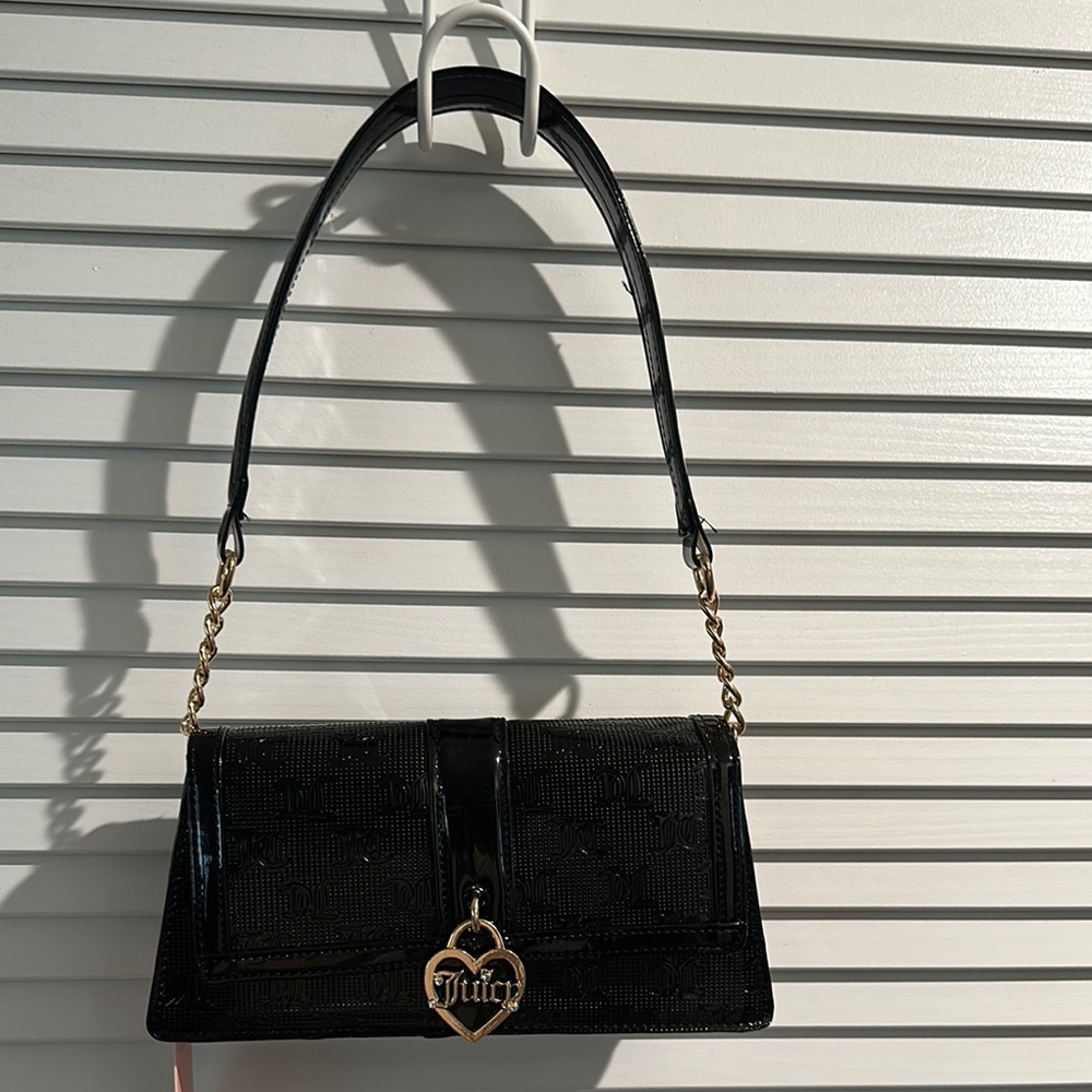 NWT Juicy Couture Liquorice Simply Perfect Shoulder/Crossbody Bag.